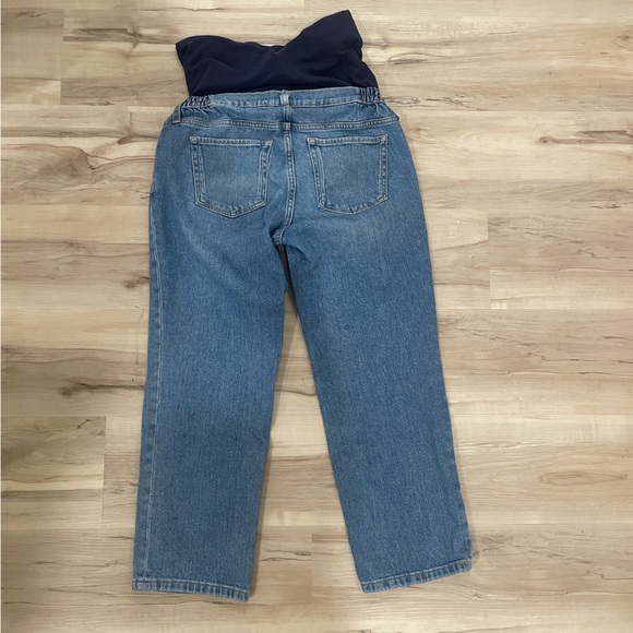 Mango Maternity Straight Jeans in Medium Blue Size 6 - Picture 5 of 9